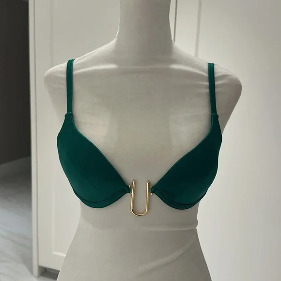 Emerald Green Women's Swim Top - Picture 6 of 6